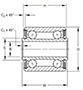 Aerospace - Airframe Control Ball Bearings - MDW-Series Line Drawing.JPG